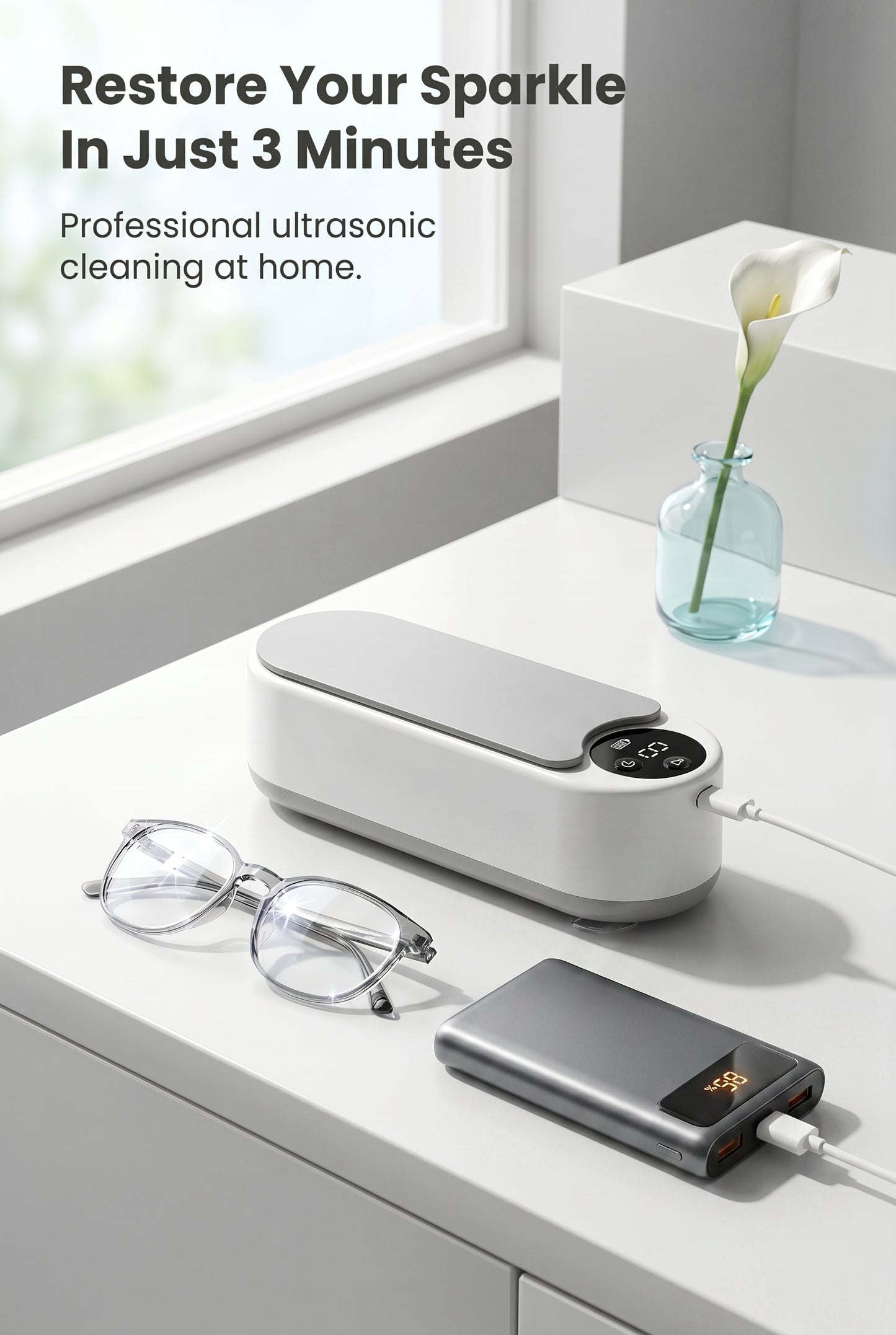 High-Frequency Glasses Cleaner