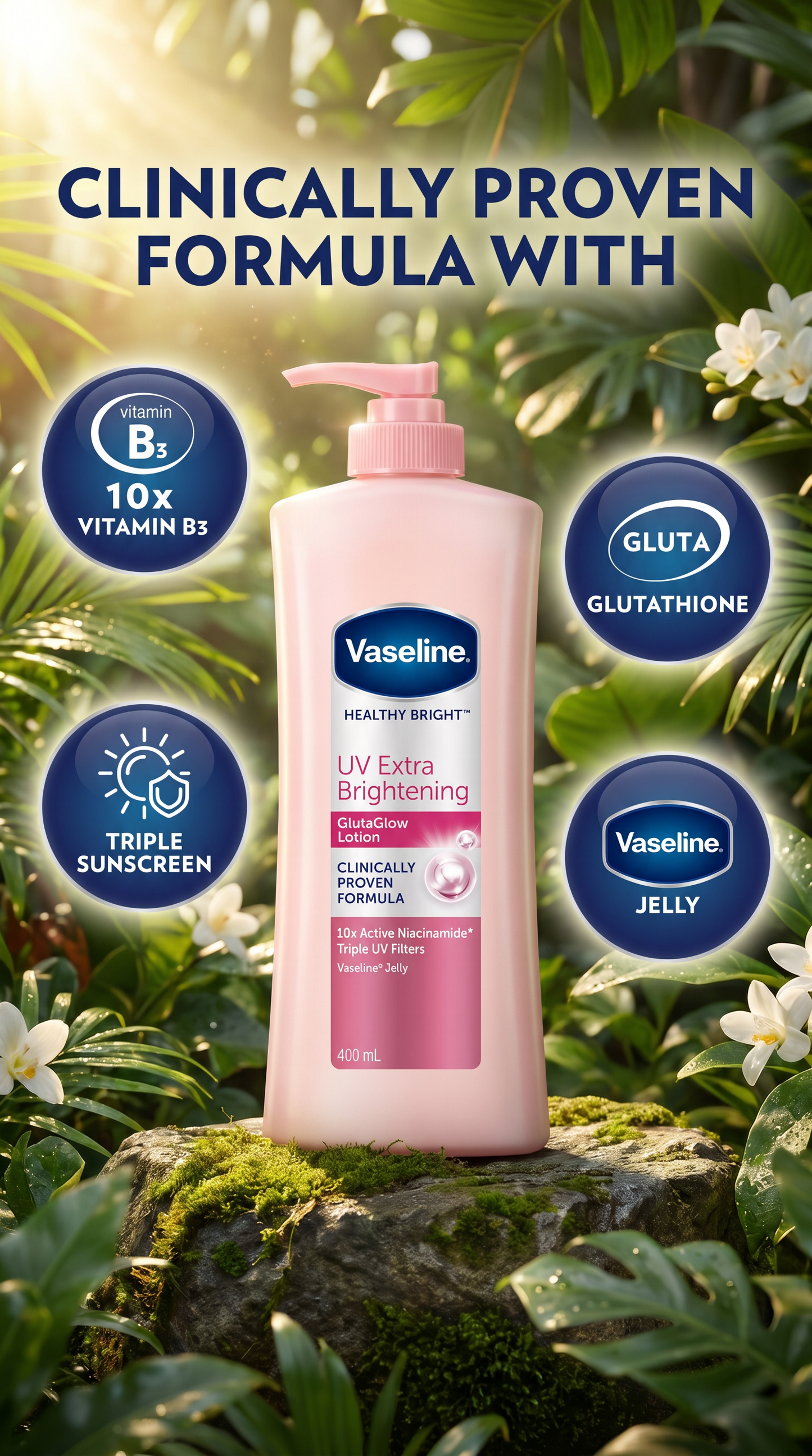 Vaseline GlutaGlow Brightening Lotion
