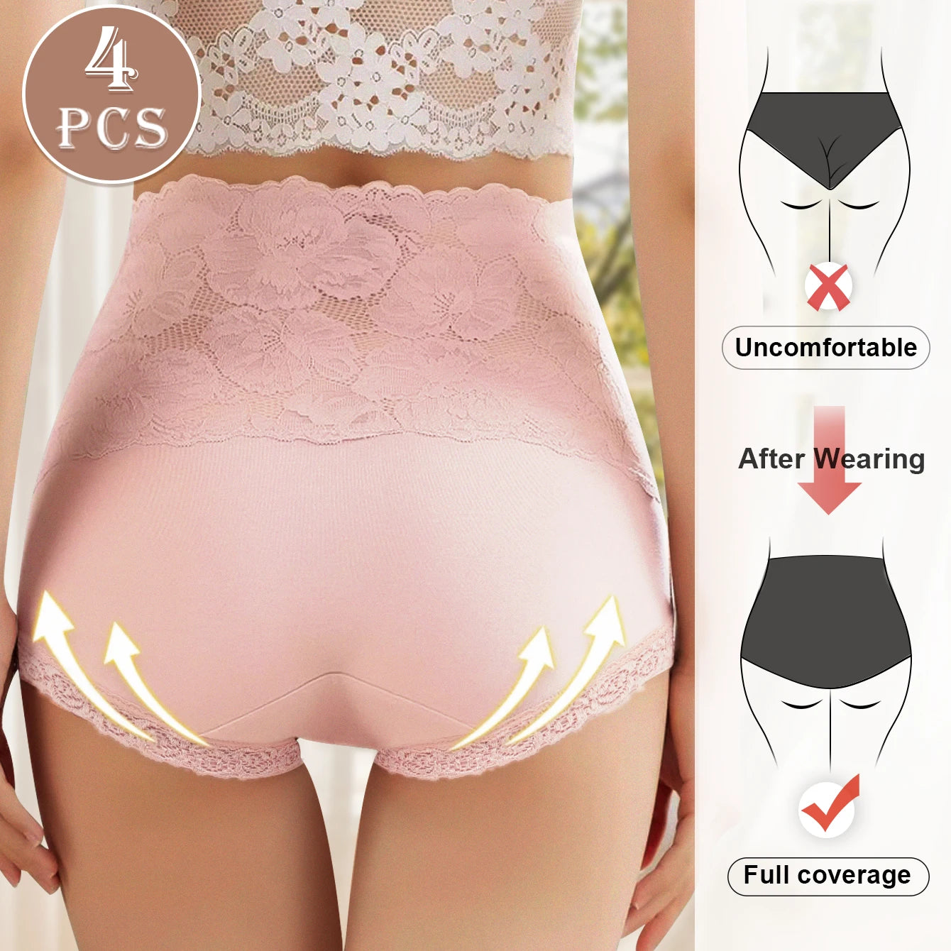 High Waisted Panties