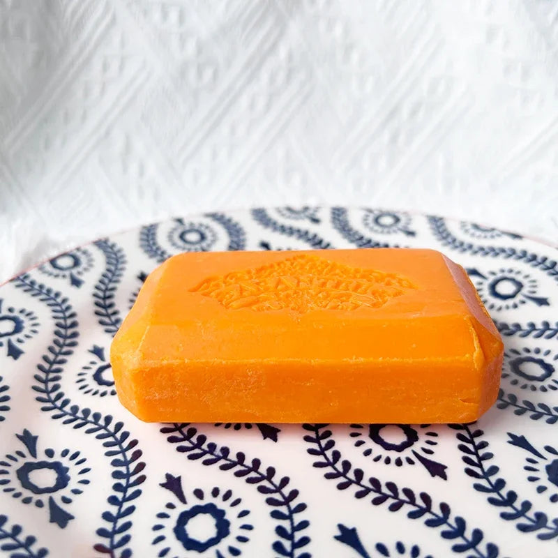 Thailand ASANTEE Papaya Honey Herb Soap Handmade Soap Whitening Lightening Skin Moisturizing Cleansing Anti-aging Face Skin Care