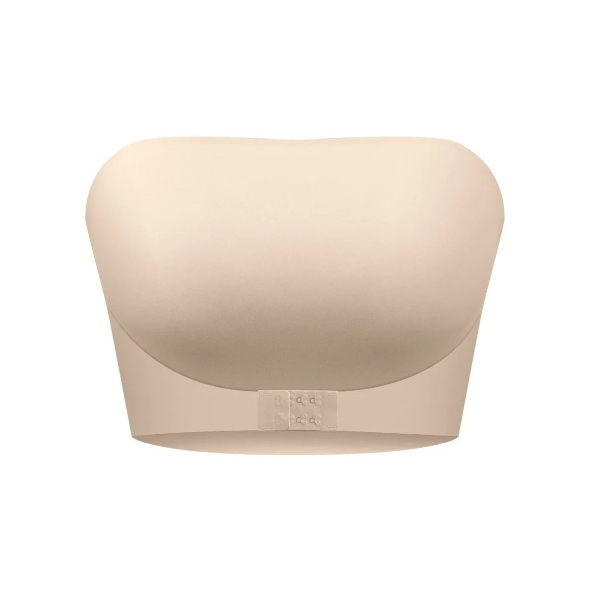 Women's Strapless Bra Sexy Seamless No Padding Front Button Bra Comfortable Smooth Women's Half Cup Silicone Non-slip Underwear