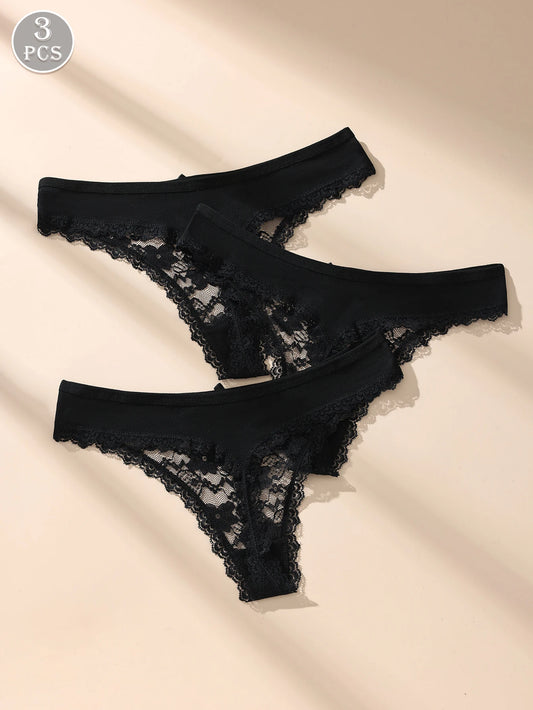 Women’s Lace Bow Underwear