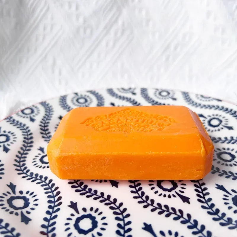 Thailand ASANTEE Papaya Honey Herb Soap Handmade Soap Whitening Lightening Skin Moisturizing Cleansing Anti-aging Face Skin Care