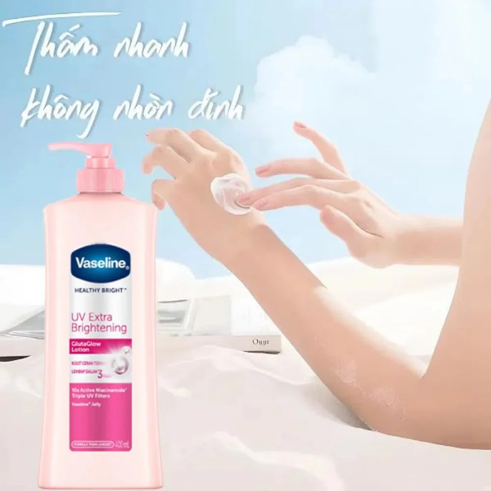 Vaseline Niacinamide Body Lotion Relieves Dry and Dehydrated Skin Exfoliates and Brightens Skin Tone Hydrating Body Lotion