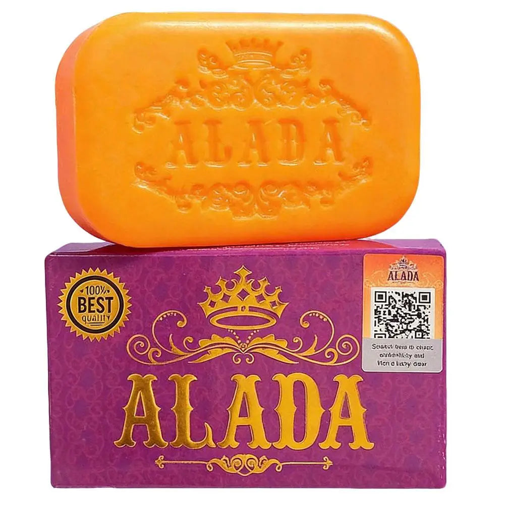 Alada Whitening Soap 1pcs Orange Bath Soap For Daily Cleansing Brightening And Smoothing Facial Body Care
